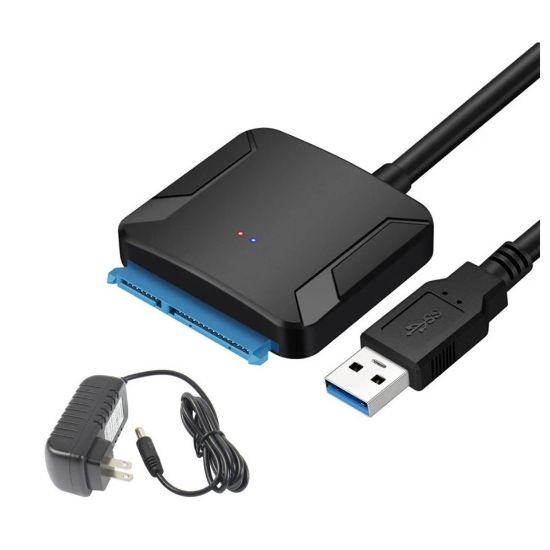 Imagen de Adaptador cable USB 3,0 a Sata 3 convertidor disco duro USB 3.0 2,5 3,5 HDD SSD disco duro externo