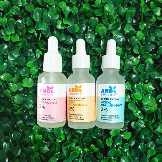 Imagen de Combo Cuidado Facial Maravillosos Sérum Vitamina C+Colágeno+Ácido Hialurónico