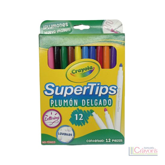 Imagen de Plumones Super Tips 12 piezas