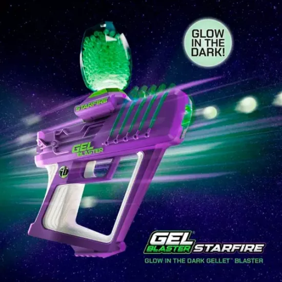 Imagen de Pistola Gel Gellets Star Fire De Gel Blaster Brilla De Noche