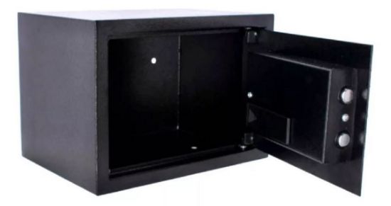 Imagen de Caja Fuerte Combinación Digital Alta Seguridad 12" Color Negro