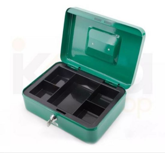 Imagen de Caja Para Dinero Metálica 10" Color Verde