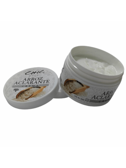 Imagen de Crema Aclarante de Arroz Facial Hidratante 100ml Tarro.
