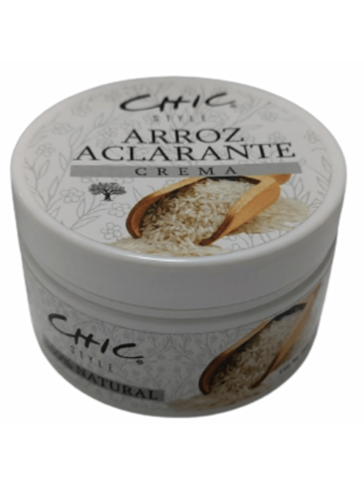 Imagen de Crema Aclarante de Arroz Facial Hidratante 100ml Tarro.