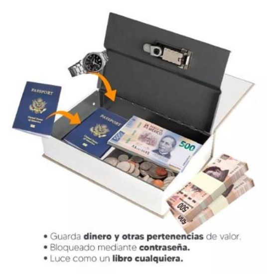 Imagen de Caja Fuerte Seguridad Tipo Libro 