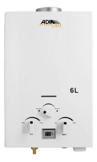 Imagen de Calentador Paso Instantáneo Agua Ahorrador Gas 6lt