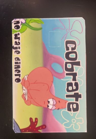 Imagen de Sticket para tarjeta de credito o debito