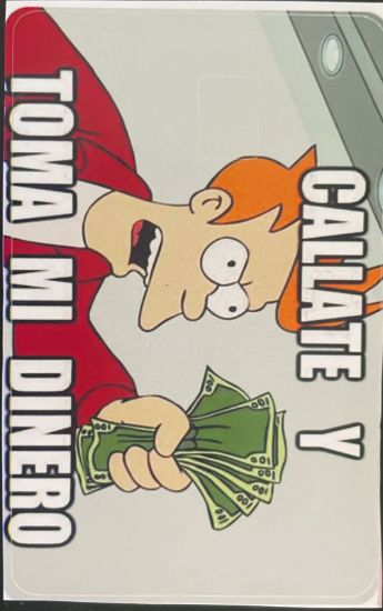 Imagen de Sticket para tarjeta de credito o debito