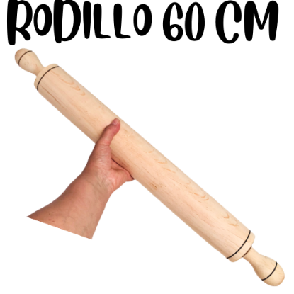 Imagen de Rodillo De Madera - Extra Largo - 60 Cm De Largo