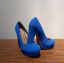 Imagen de ZAPATO TACON DAMA AZUL REY 26 