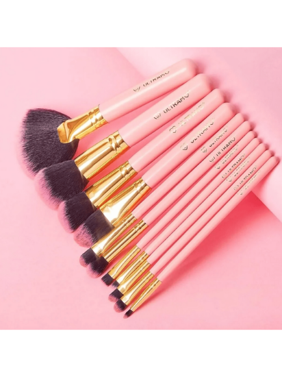 Imagen de Set de 11 Brochas Profesionales con Estuche-Cosmetiquera