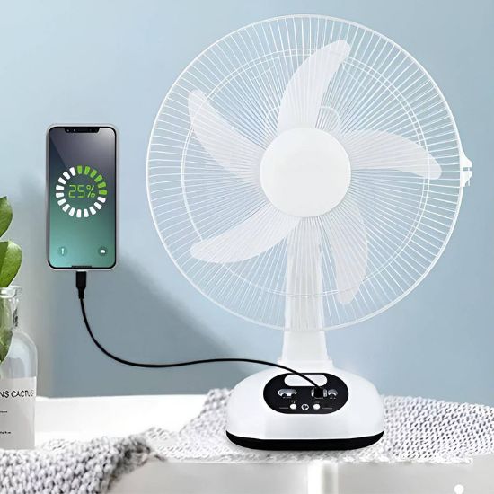 Imagen de Ventilador solar de mesa