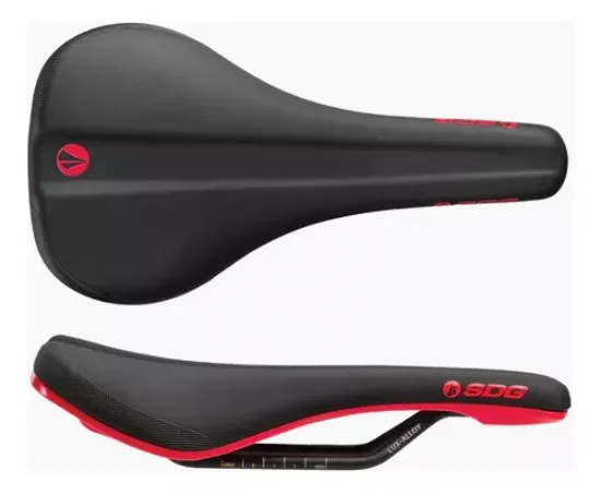 Imagen de Asiento Sdg Bel-air V3 Mate Black - Lux-alloy (red)