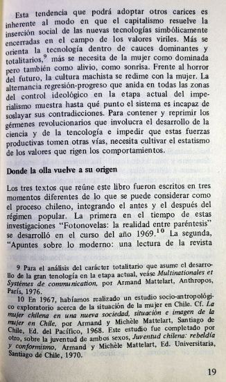 Imagen de La Cultura de la Opresión Femenina, M. Mattelart. Ed. ERA