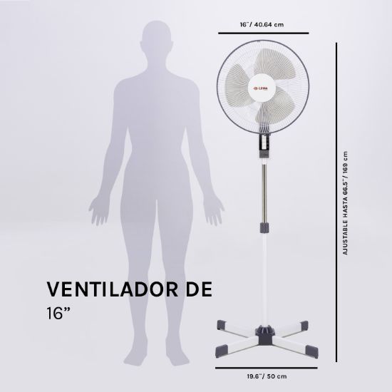 Imagen de Ventilador de Pedestal Linke