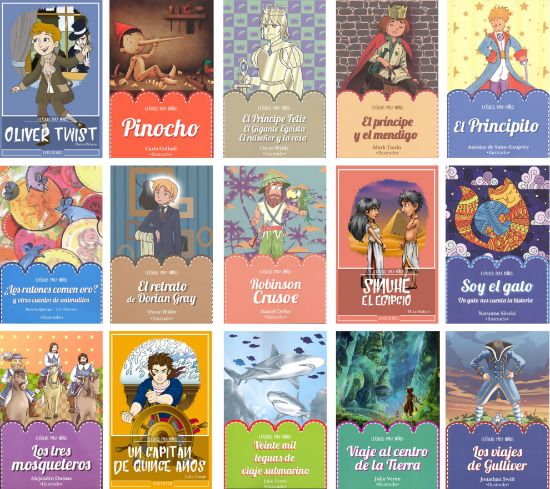 Imagen de Paquete 20 libros de lecturas infantiles Surtidos Primaria