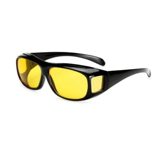 Imagen de Gafas de visión nocturna antideslumbrantes conductor gafas sol ciclismo moto deporte auto amarillo