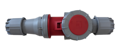Imagen de Enchufe y Clavija PCE CEE, de 125A, 5P, 6H, Ip67 Power Twist, Modelos 045-6 y 245-6