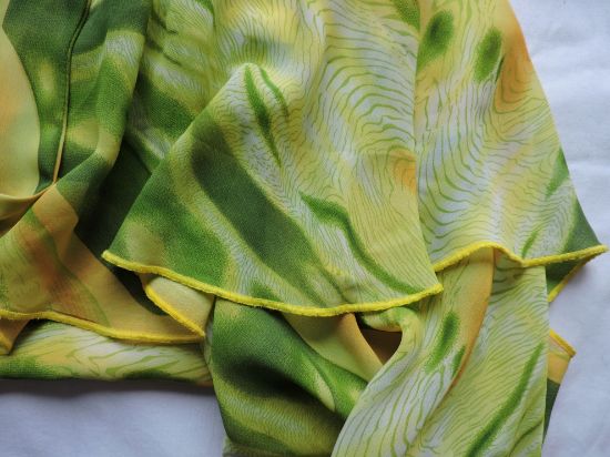 Imagen de Falda De Mujer Zobeida Talla 7 Nueva Fresca Naranja Verde