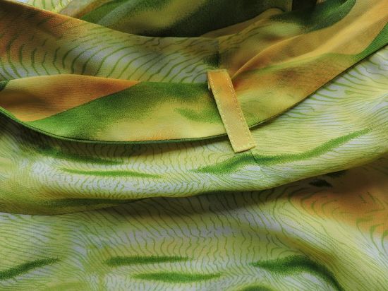 Imagen de Falda De Mujer Zobeida Talla 7 Nueva Fresca Naranja Verde