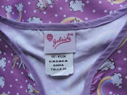 Imagen de Playera casaca P/ Dentista Pediatra Talla 30 Mujer Nueva Unicornios