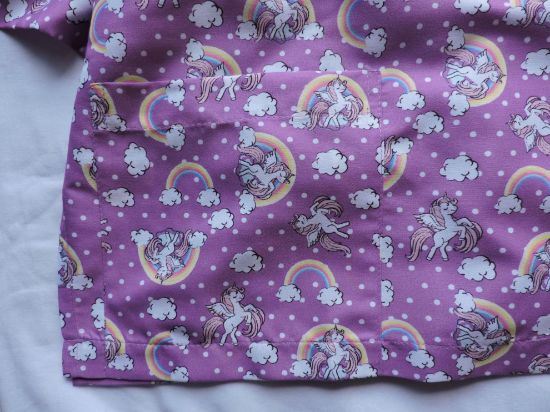 Imagen de Playera casaca P/ Dentista Pediatra Talla 30 Mujer Nueva Unicornios
