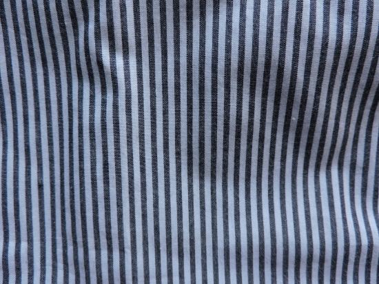 Imagen de Camisa Zobeida Talla 40 (xl) Hombre Original Nueva Rayas Negro blanco