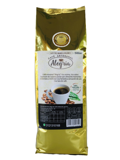 Imagen de CAFE ALEGRIA 500GR Oro lavado