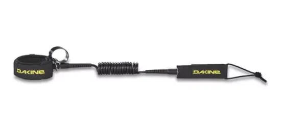 Imagen de Leash Dakine Coiled Foil 5' X 1/4 Con Easy Clip Black