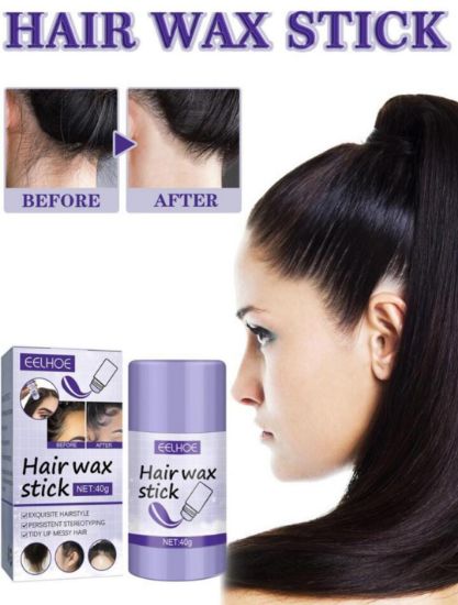 Imagen de 2 Barra Cera para el Cabello, Portátil Peinar el Cabello con Frizz  Pomada para el Cabello