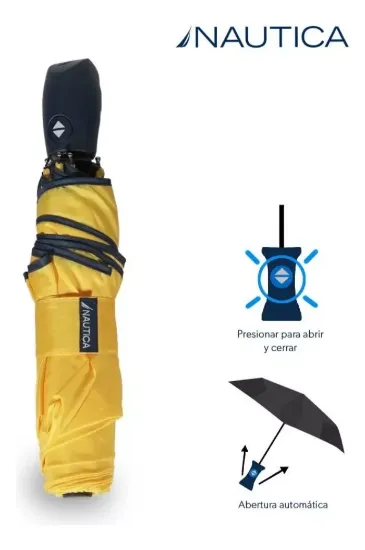 Imagen de SOMBRILLA PARAGUAS AUTOMATICO MARCA NAUTICA
