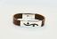 Imagen de Pulsera ying yang con piel.