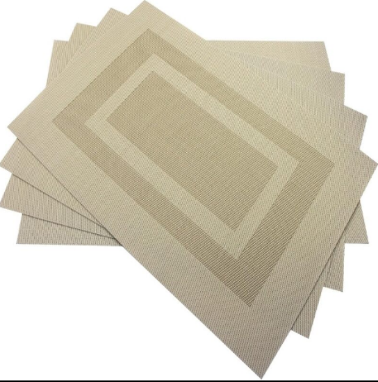 Imagen de 4 Manteles Individuales 45x30cm Mesa de Fiesta, Cena Navideña