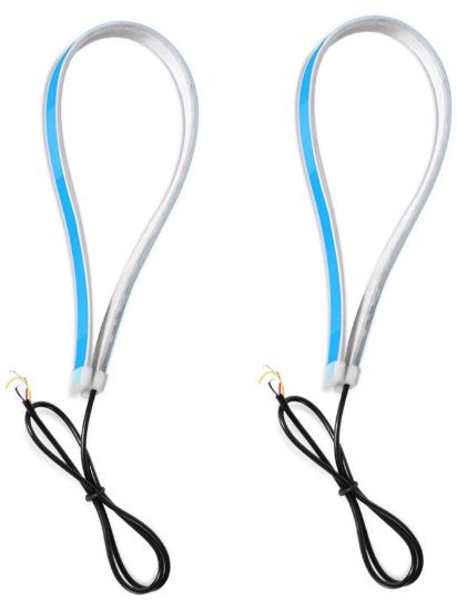 Imagen de 2 Luces Led 60cm para Faros de Auto. Luz Diurna y Luz Direccional Parpadea