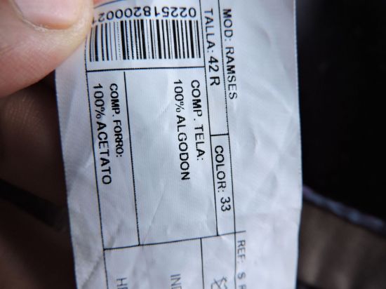Imagen de Saco Robert Louis Talla 42r Hombre Original Café Casual