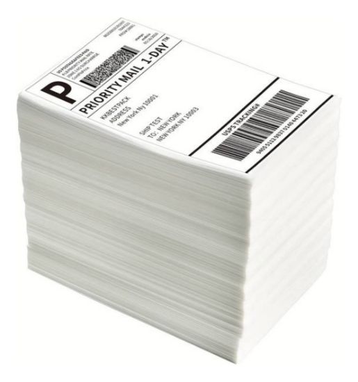 Imagen de Paquete 1000 Etiquetas Térmicas 10x15cm (4x6') para Envios de Paqueteria 