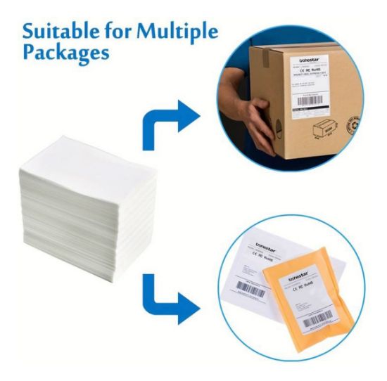 Imagen de Caja 12 Paquete 1000 c/u Etiquetas Térmicas 10x15cm (4x6') para Envios de Paqueteria 