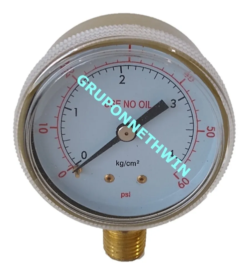 Imagen de Manómetro Seco, De 60, 200, 400 ó 4000 Psi, 1/4 Npt 