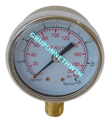 Imagen de Manómetro Seco, De 60, 200, 400 ó 4000 Psi, 1/4 Npt 