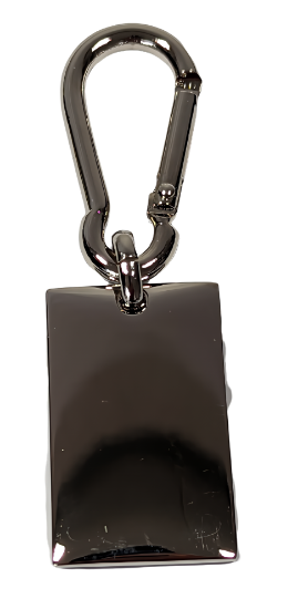 Imagen de 2 Llaveros Ball, Cromado, Con Gancho Carabiner, Elegante, práctico y resistente