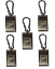 Imagen de 5 Llaveros Ball, Cromado, Con Gancho Carabiner, Elegante, práctico y resistente