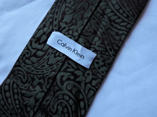 Imagen de Corbata Calvin Klein 151 Cm X 10 Cm Hombre Original Verde