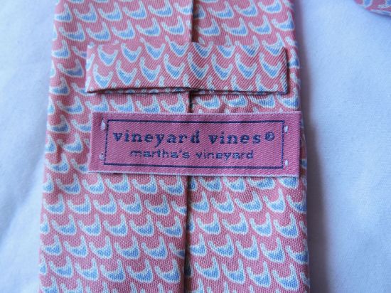 Imagen de Corbata Vineyard Vines Hombre Original 157 Cm X 9 Cm Rosa Az