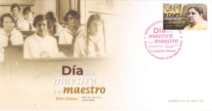 Imagen de Timbre postal: Día de la maestra y el maestro