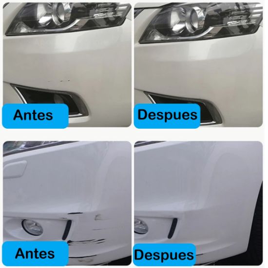 Imagen de Pasta masilla carrocería coche moto relleno arañazos rojo asistente pintura reparación vehículo