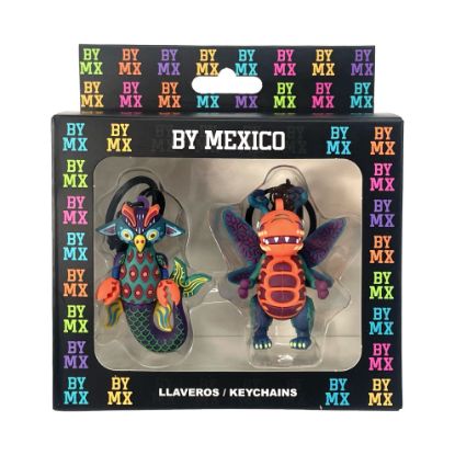 Imagen de By Mexico Llavero Dúo  Alebrish Bi y Niza
