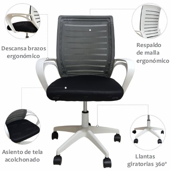 Imagen de Silla De Oficina Ergonomica Mesh Ejecutiva