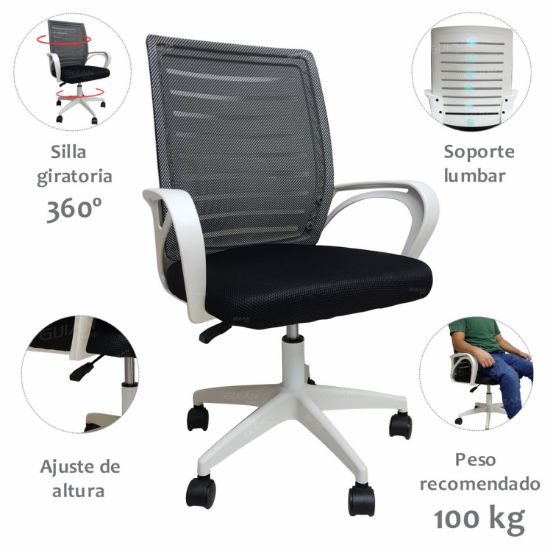 Imagen de Silla De Oficina Ergonomica Mesh Ejecutiva