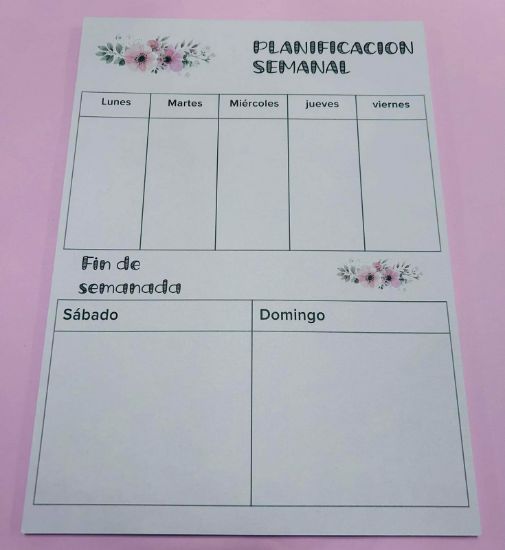 Imagen de PLANEADORES SEMANALES 