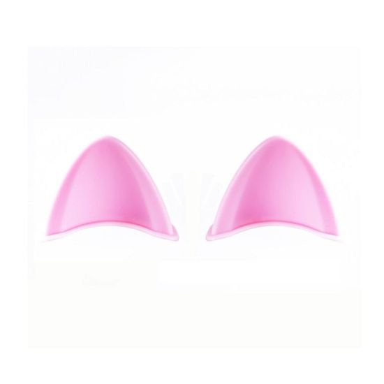 Imagen de Adorno moto Decoración casco orejas gato motocicleta pegatinas accesorios rosa 2 pz contra agua